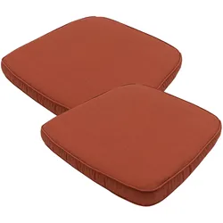 Stuhlkissen Outdoor 2er-Set - Bequeme & komfortable Sitzkissen für Garten & Essstühle - Terra, 48x48 cm - UV-Schutz, recycelt, langlebig