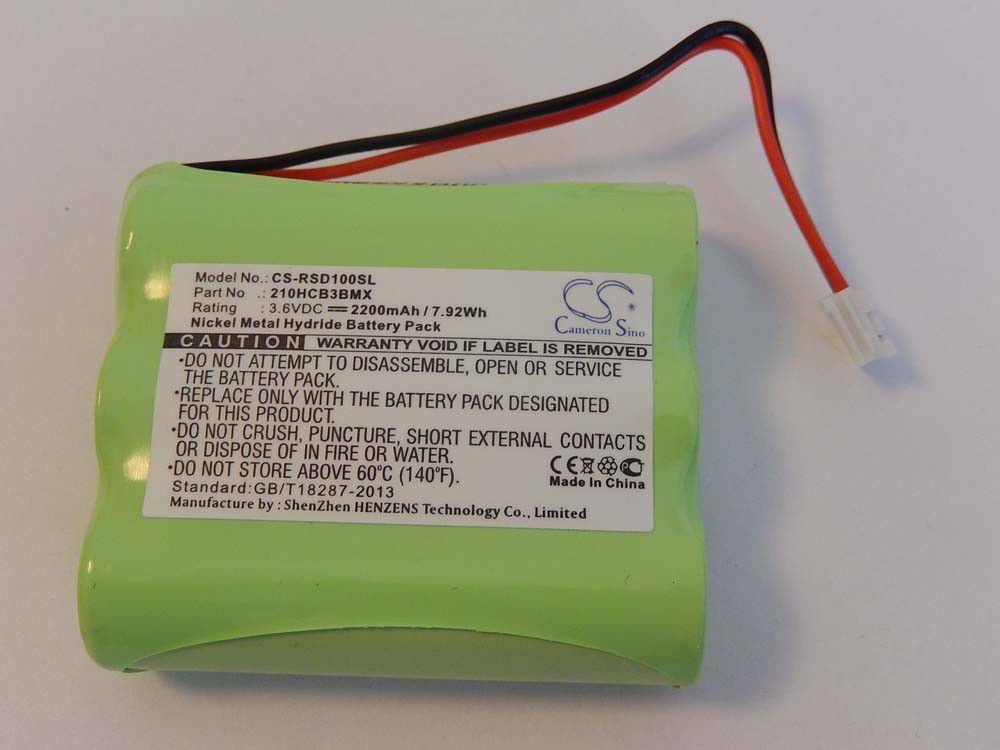 AccuCell Robert Sports 210HCB3BMX NiMH batterij - 2200mAh 3.6V