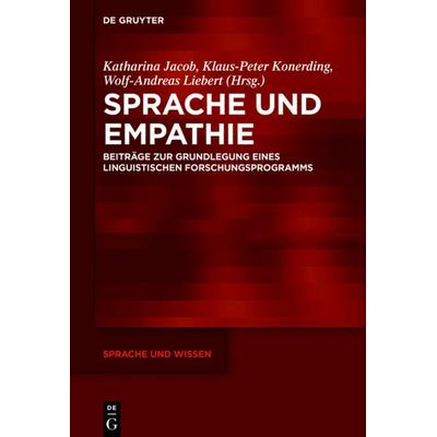 Sprache und Empathie, Gebundene Ausgabe von , De Gruyter, 978-3-11-067960-1