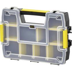 STANLEY Stanley STST1-70720, Schwarz, Transparent, 295 mm, 215 mm, 65 mm Sortimentskoffer (L x B x H) 295 x 215 x 65 mm Anzahl Fächer: 10 variable Unterteilung