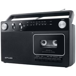 Muse M-152 RC Kofferradio UKW, AM, FM UKW, MW Schwarz