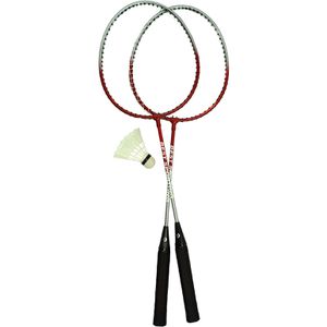Best-Sporting Badmintonschläger 41160, Set, 4-teilig, 2 Schläger, 2 Bälle