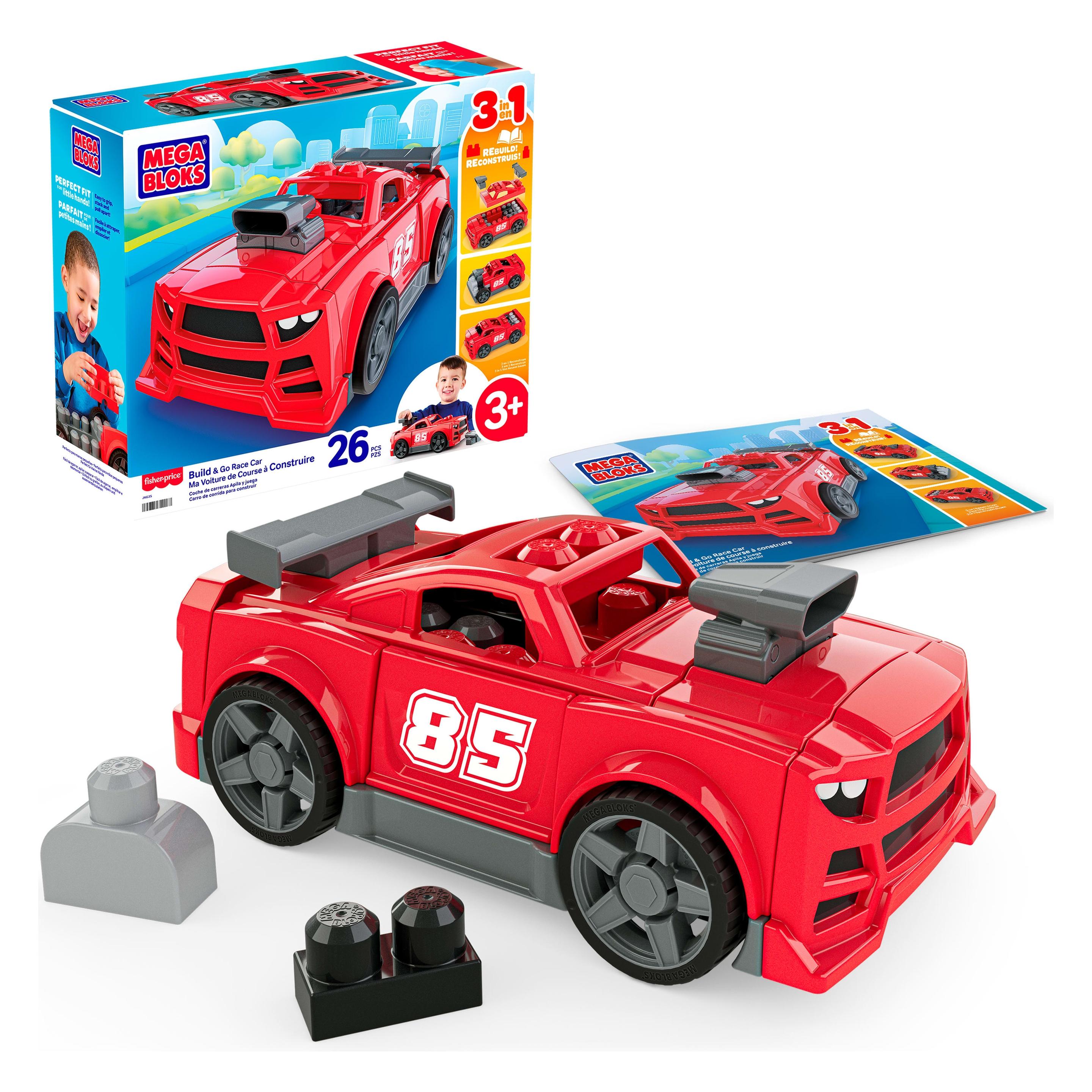 Mega Bloks Bau- und Rennauto (JKG35)