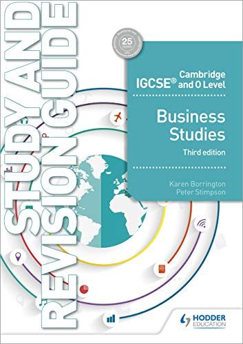 Karen Borrington - Cambridge IGCSE and O Level Business Studies Study and Revision Guide 3rd edition - Preis vom 04.10.2026 03:51:26 h