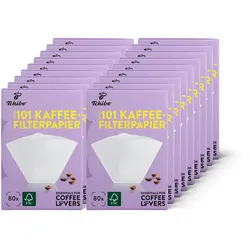 Tchibo - Filterpapier Gr. 101 - weiß