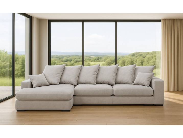 Kaiser Möbel Ecksofa Ecksofa Sofa L-form, Couch L-form Gabon Ottomane Links/Rechts