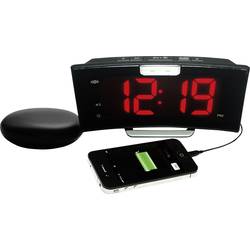 Geemarc JWNS-CURVE_BLK_VDE Quarz Wecker Schwarz Großes Display 1558317