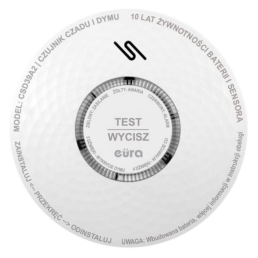Eura CZUJKA DYMU I TLENKU WĘGLA (CZADU) CSD-39A2 (CSD-39A2)