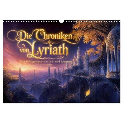 Die Chroniken von Lyriath (Wandkalender 2027 DIN A3 quer), CALVENDO Monatskalender