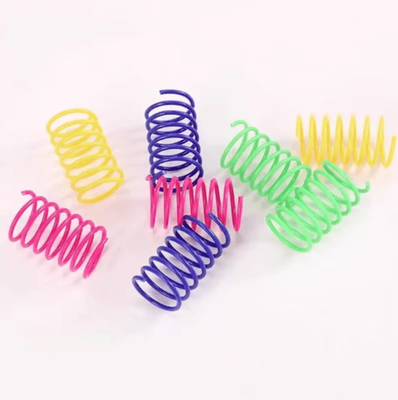 Inspire Picks Interactive Cat Spring Toy Set Colorful Cat Spring Toys For Indoor Hunting & Play 16pcs
