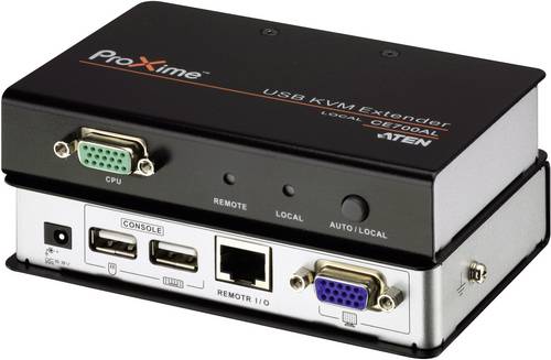 ATEN CE700A VGA, USB-A (USB 2.0) Extender (Verlängerung) über Netzwerkkabel RJ45 150 m