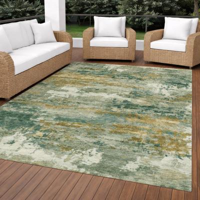 Addison Rugs Machine Washable Indoor/ Outdoor Abstract Savage Chantille Rug