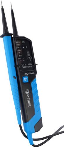 Metrel MD 1060 Zweipoliger Spannungsprüfer CAT III 1000 V, CAT IV 600V LED, Akustik