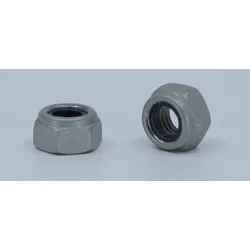 DIN 985 / ISO 10511 - Stahl 8 flZn/TL480h - M 8 - Sechskantmutter mit Klemmteil - niedrige Form