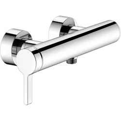 KEUCO EDITION 400 Einhebel-Brausemischer Aufputz, mit Temperaturbegrenzung, 51524010100, Farbe: Verchromt