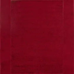 Carpetsale24 Teppich 120x170 cm Rot, Kurzflor, Einfarbig, Modern, Rechteckig, Pflegeleicht, Teppichboden für Wohnzimmer, Schlafzimmer, Essbereich