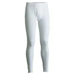 JBS Lange Unterhosen Original 30005 Longjohns Weiß Baumwolle Large Herren