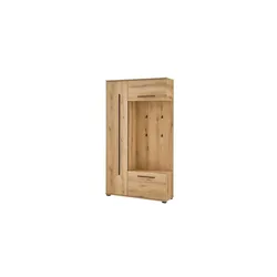 Kompaktgarderobe  Caprioli , braun , Maße (cm): B: 111 H: 201