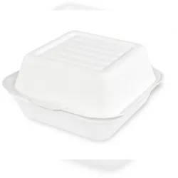 Plock GmbH Hamburgerbox Sobsy aus Zuckerrohr - 500 Boxen - 100% kompostierbar