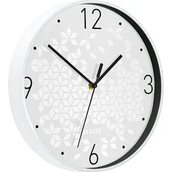 LEITZ 90150001 - Wanduhr WOW weiß