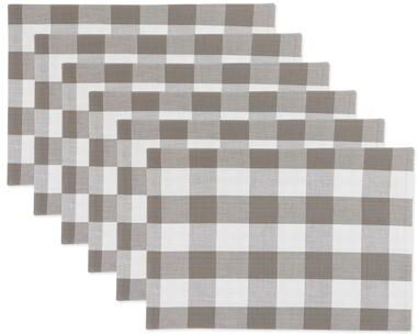 Porch & Den Crestline Gingham/Buffalo Check Reversible Placemat (Set of 4)