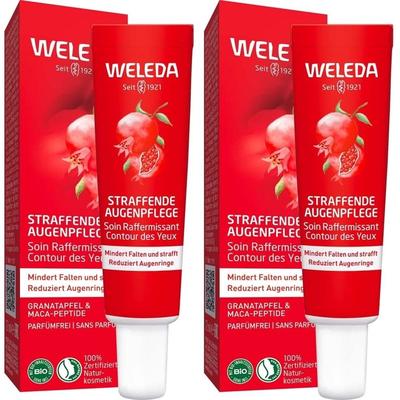 Weleda straffende Augenpflege Granatapfel & Maca 2x 2x12 ml Augencreme