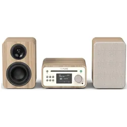 Pure Classic Stereo Mini (CD Player, 2x 20 W), Stereoanlage, Weiss