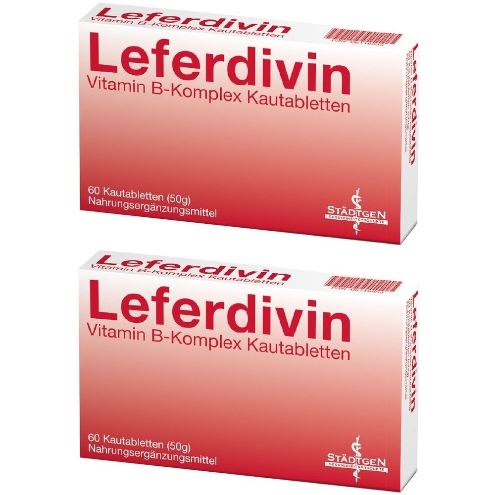 Leferdivin Vitamin B Komplex Kautablette 2x 2x60 St Kautabletten