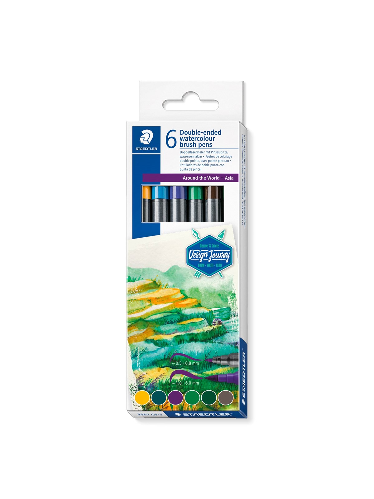 Staedtler 3001 Around the World Set AS 6pcs