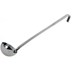 Piazza Edelstahl-Schöpfkelle, Ø 8 cm, Griff 28 cm, quadratisch