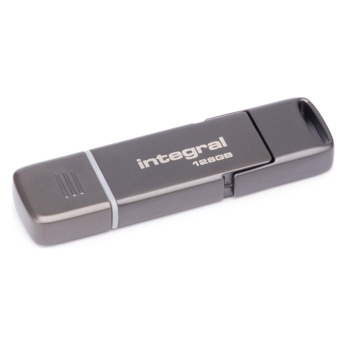 Integral 128GB USSD 3.2 GEN2x1 SLIMXPRESS DUAL (0.13 TB) (INUSSD128GBSLIMXDL3.2)