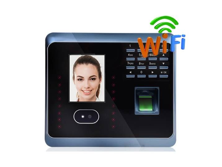 Système de pointage biométrique Linx WIFI UF100plus avec reconnaissance faciale et empreintes digitales, clavier intégré