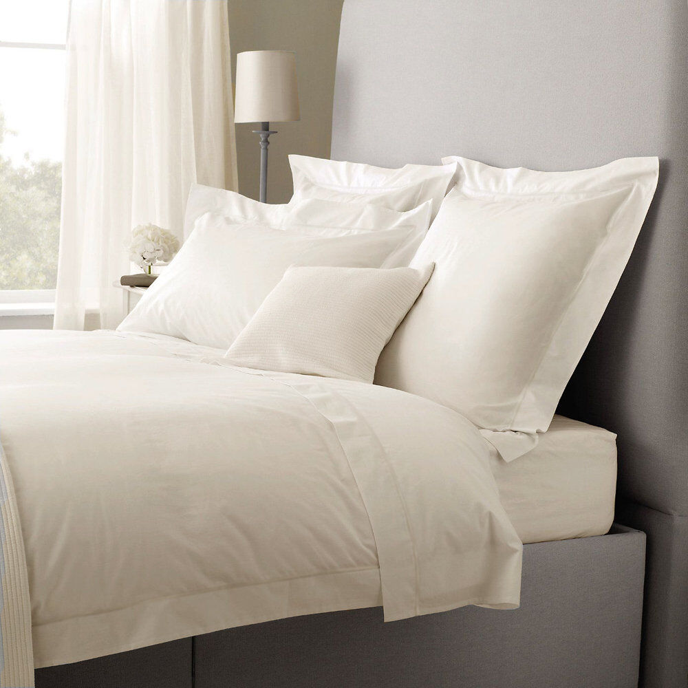 Symple Stuff Rhaegar Cotton Duvet Cover Cream Super King Duvet Cover