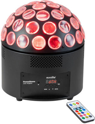 EuroLite PowerDome 200 RGBW Schwarz matt