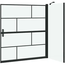 vidaXL, Duschkabine + Duschwand, Tavenes (Geometrisch) (116 cm, 68 cm, 128 cm)