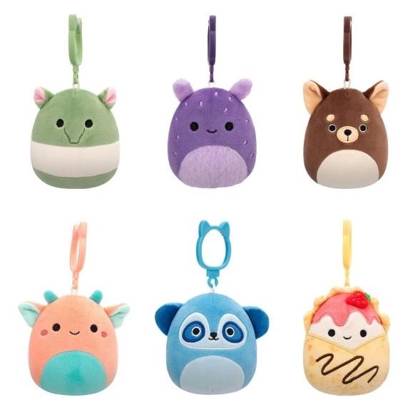 Squishmallows 9 cm P20 Clip On - flere varianter i CDU (9 cm) (196566451186)