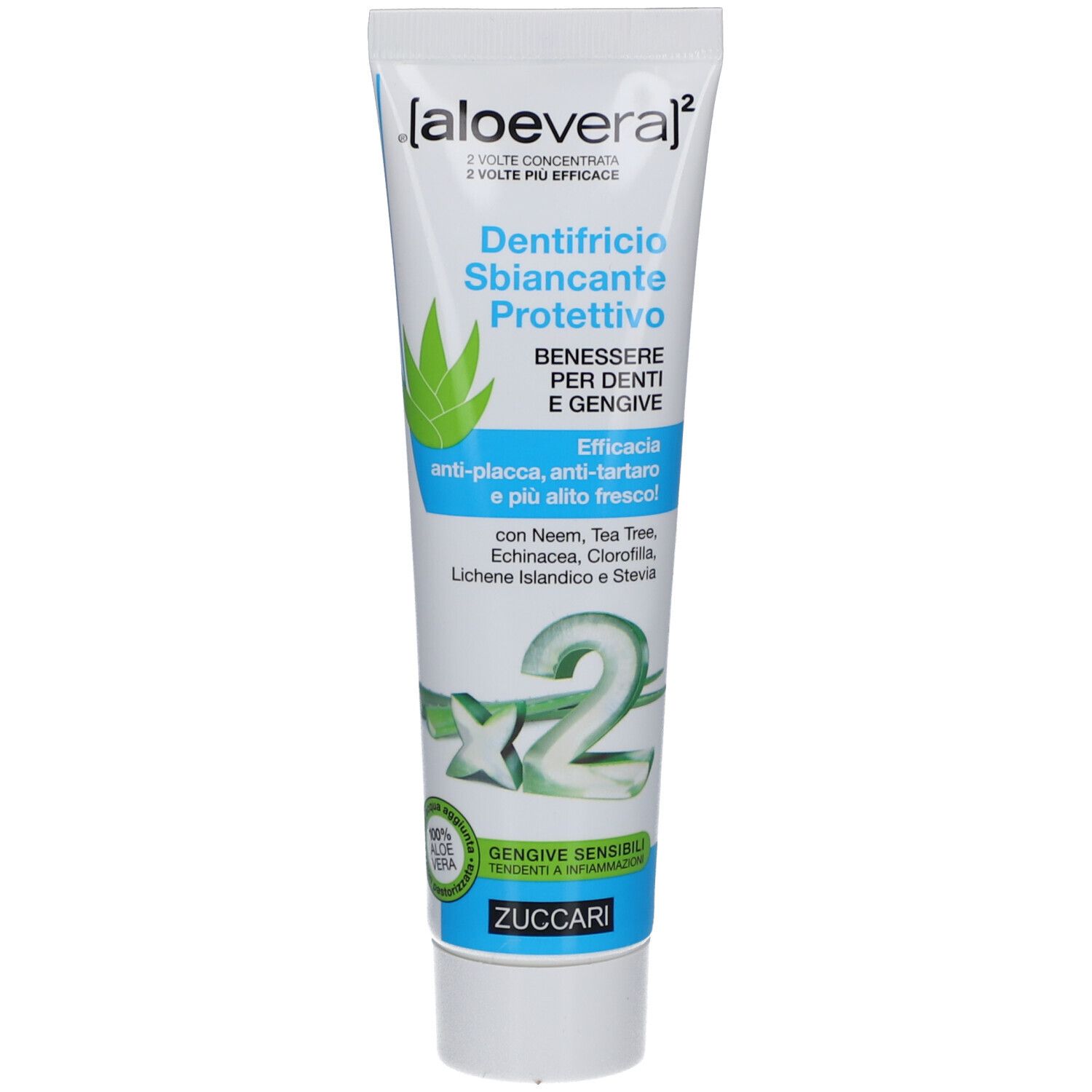 Zuccari Zahnpasta Aloe Vera Tb 100 ml