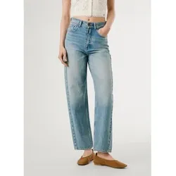 Pepe Jeans für Damen. PL2047392S0 Jeans Barrel Addison (24/30), Blau, Lässig, Baumwolle, Denim
