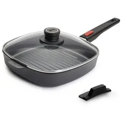 WOLL® D-Lite Grillpfanne inkl. Sicherheits- glasdeckel 24x24cm, rechteckig
