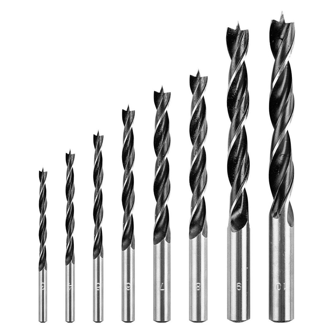 Graphite Holzbohrer-Set: 3, 4, 5, 6, 7, 8, 9, 10 mm, 8 Stück (58795563)