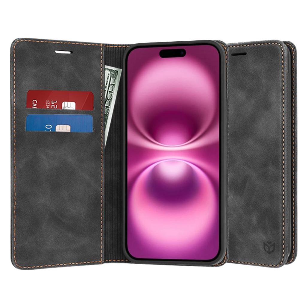 Techsuit - Confy Cover - iPhone 16 Plus - Black (Apple iPhone 16 Plus) (56353559)