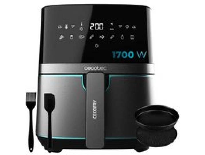 Friteuse dietetique sans huile Cecotec 5 5 L Cecofry Full InoxBlack 5500 Pro