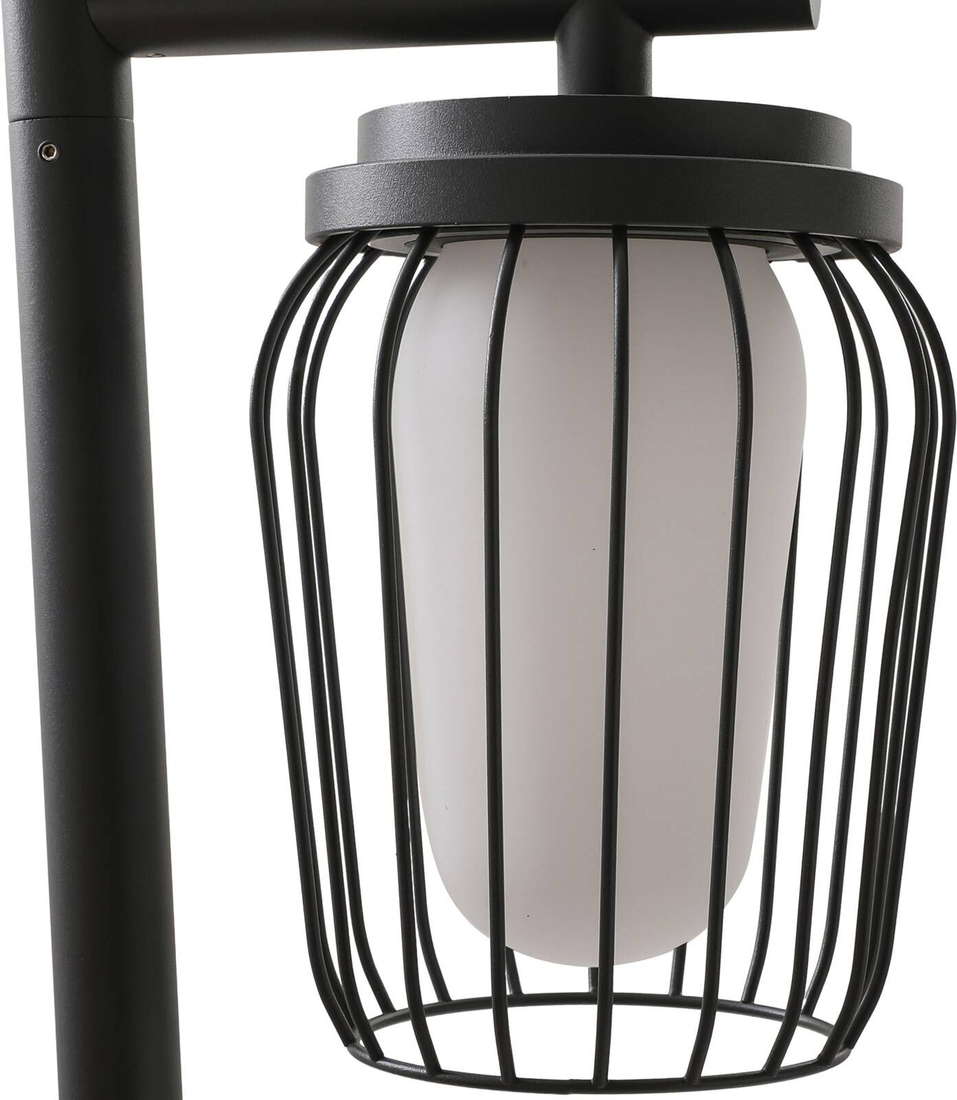Lucande Wegeleuchte Chandan, 100 cm, schwarz, Aluminium Chandan Lucande, dimmbar, schwarz, Aluminium, Modern