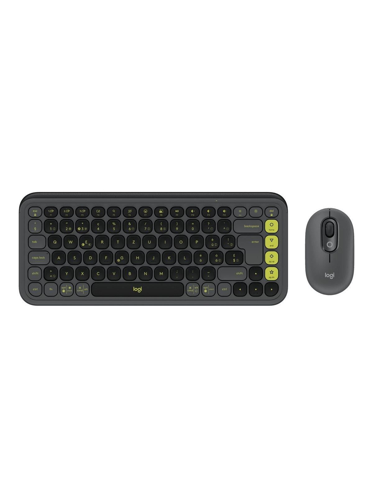 Logitech POP Icon Combo - Tastatur & Maus Set - Schweiz - Grau