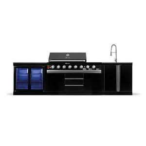BB-M1 Outdoorküche | 8-Brenner Gasgrill | Clean | Cool-Duo