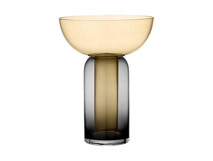 Design Vase „Torus“ Ø 25 x 33 cm Amber AYTM