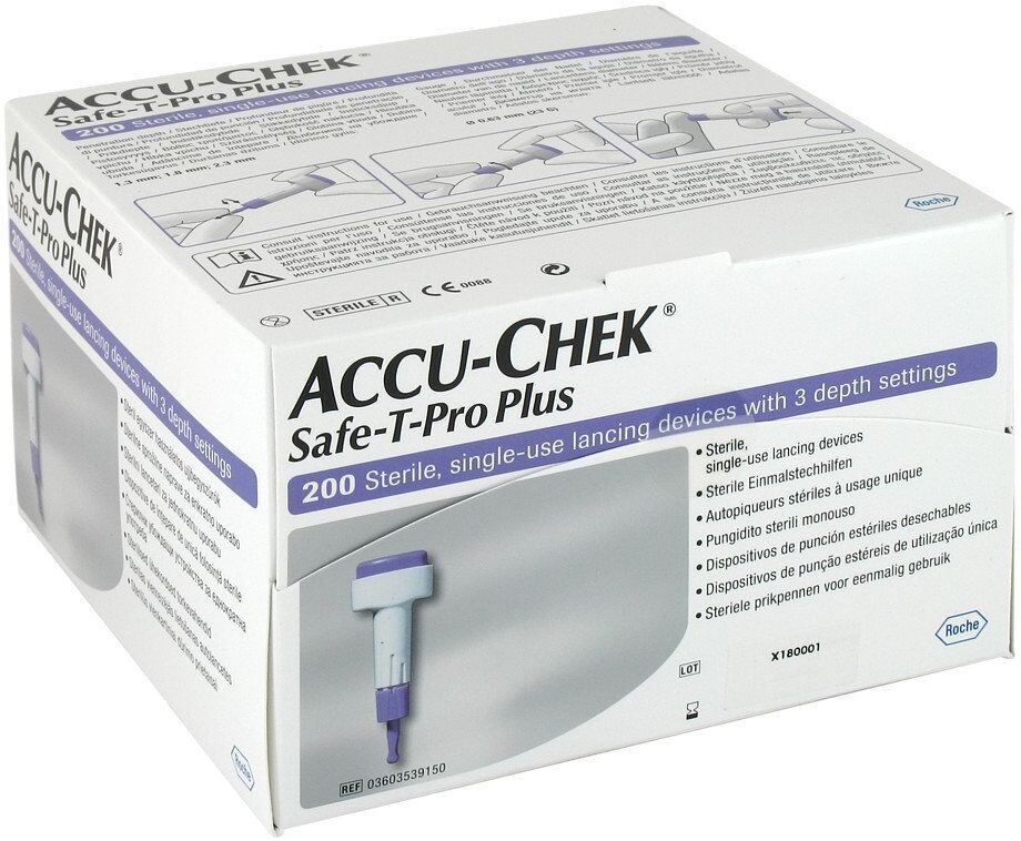 Accu Chek Safe T Pro Plus Lanzetten 200stk