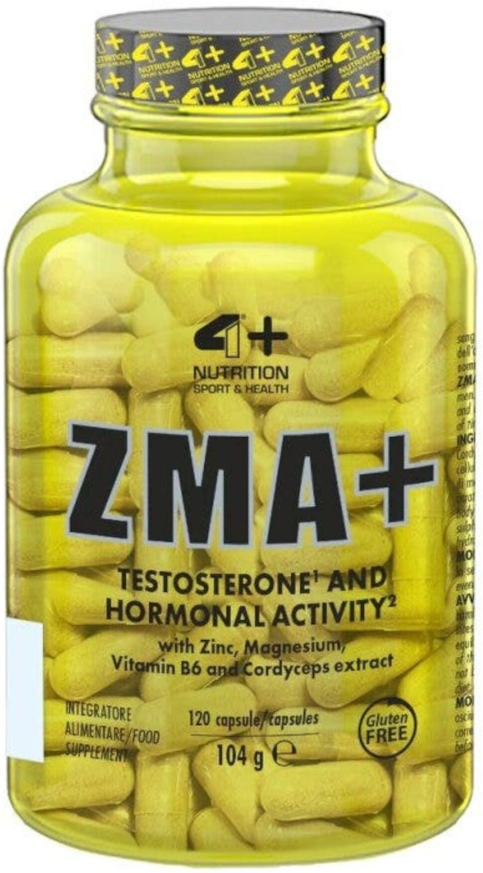 4+ NUTRITION Zma+ 90 Capsule 