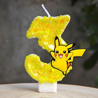 Uplift Picks Pikachu Number Birthday Candle Adds Character Fun To Every Celebration Cake a (3)