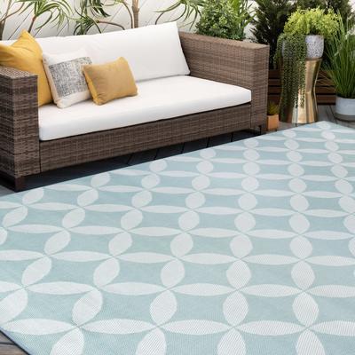 Alise Rugs Vision Modern & Contemporary Geometric Indoor/Outdoor Area Rug